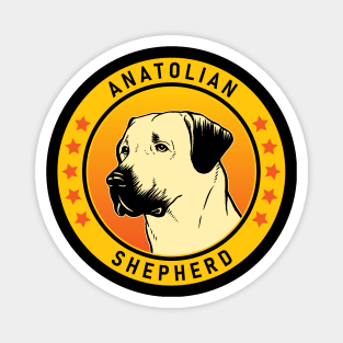 Anatolian Shepherd Dog Portrait Magnet